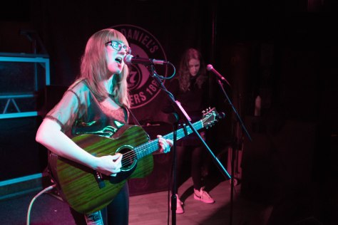 Ellie James commonly known as Ellie Makes Music, performing downstairs in Clwb Ifor Bach on Saturday 22nd October.