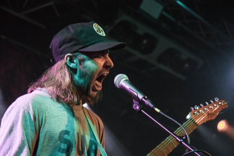 Lead singer and guitarist of Black Foxxes, Mark Holley, performing in Tramshed, Cardiff on Saturday 22nd October.