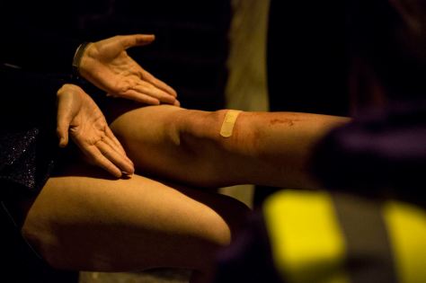 UNITED KINGDOM; WALES; 24 January, 2017. Images taken from various nights with the "Student Safety Walk", a volunteer based organisation created by student, Alastair Babington that sees to the safety of students while on a night out.