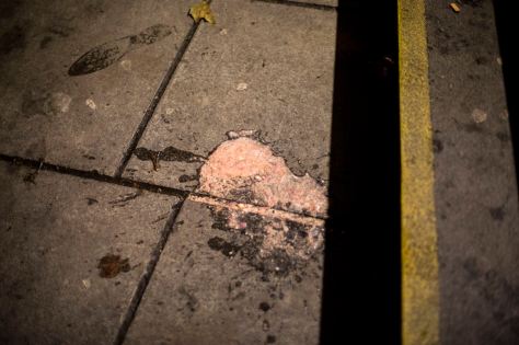 UNITED KINGDOM; WALES; 24 January, 2017. Image from my recent project "Get Home Safe", shot in Cardiff between September and November. Image taken from various nights with the "Student Safety Walk", a volunteer based organisation created by student, Alastair Babington that sees to the safety of students while on a night out.