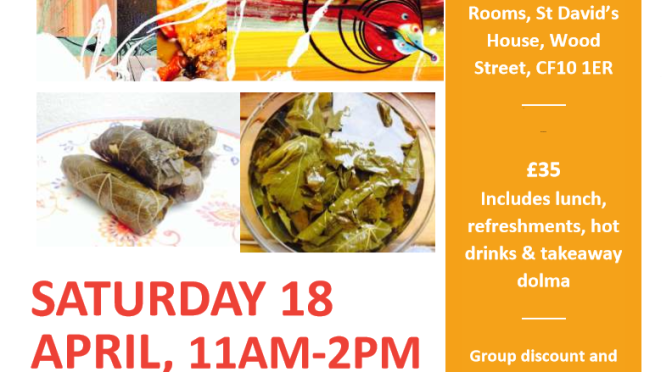 Dolma-licious! Learn to roll dolma with Lia’s Kitchen, Saturday 18 April 2015