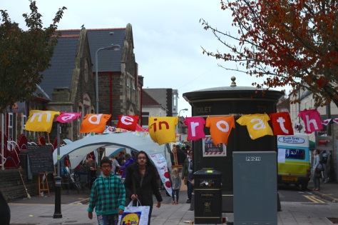 road block event, made in roath festival