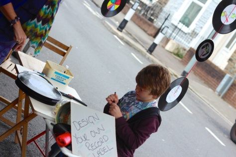 road block event, made in roath festival
