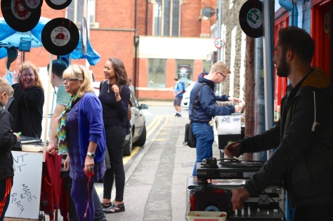 road block event, made in roath festival