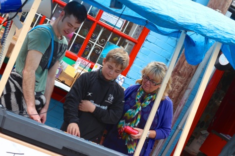 road block event, made in roath festival