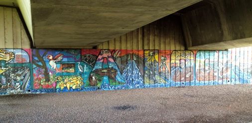 100 days in Cardiff – Sea Lock Graffiti Mural