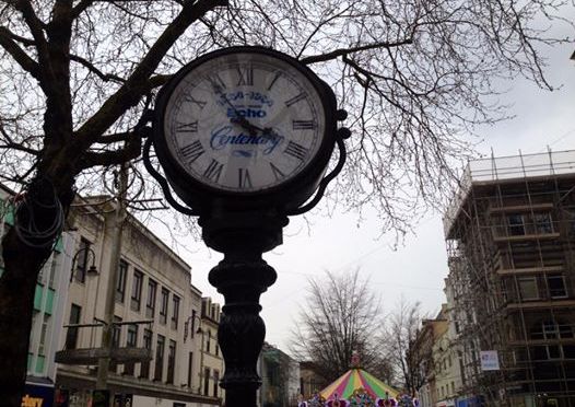 100 days in Cardiff – the Queen Street Clock