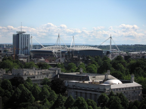 Cardiff's skyline these days, by Amy Taylor on Flickr