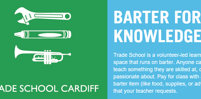 Trade School Cardiff is back! Barter for knowledge…